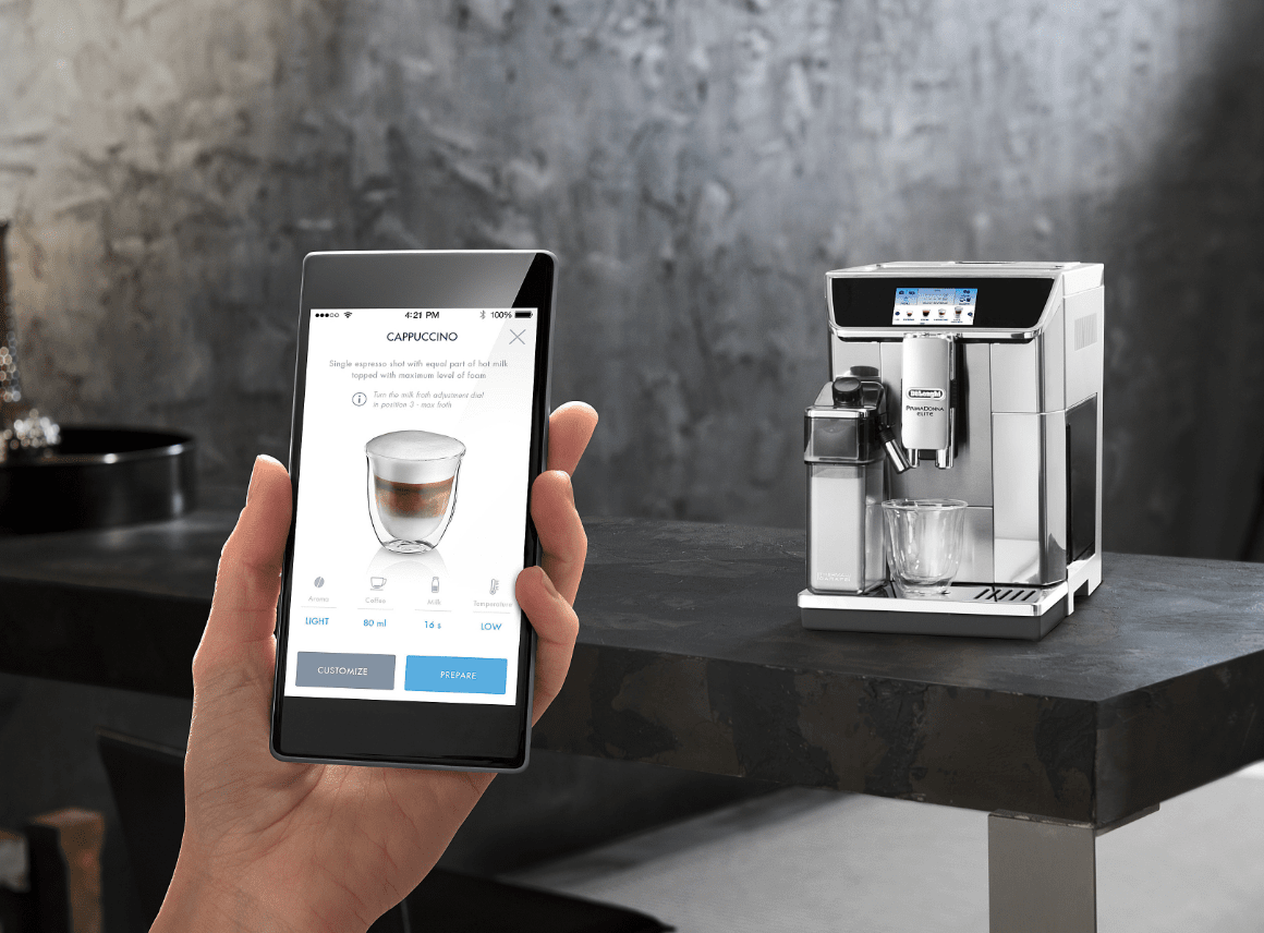 스마트한 홈카페를 위한 커피링크 앱 지원